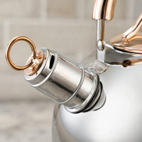 Stovetop Whistling Tea Kettle Induction Compatible Homeware Easy to Clean