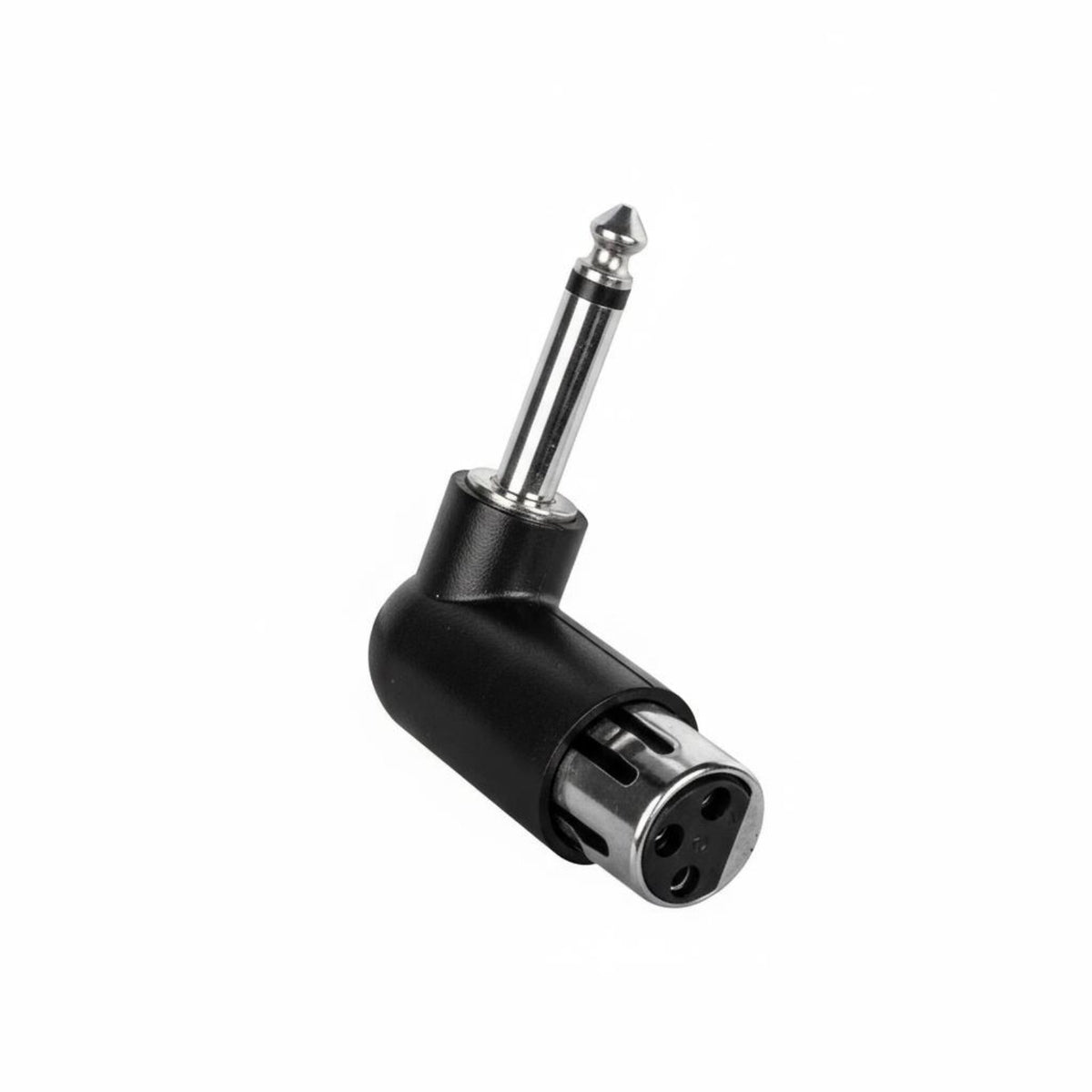 High-Fidelity Sound XLR Female to 6.35mm Male Adapter Silver-Plated Pins Wireless Audio Input Device System Plug Anti-Oxidation