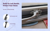 Aluminum handle, stainless lock