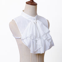 Vintage Court Ruffled Collar Chiffon Shirt Fake Collar - Gothic Cosplay Accessory