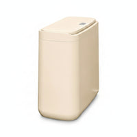 Press-Top Trash Bin Minimalist Trash Can with Lid Easy to Use for Office