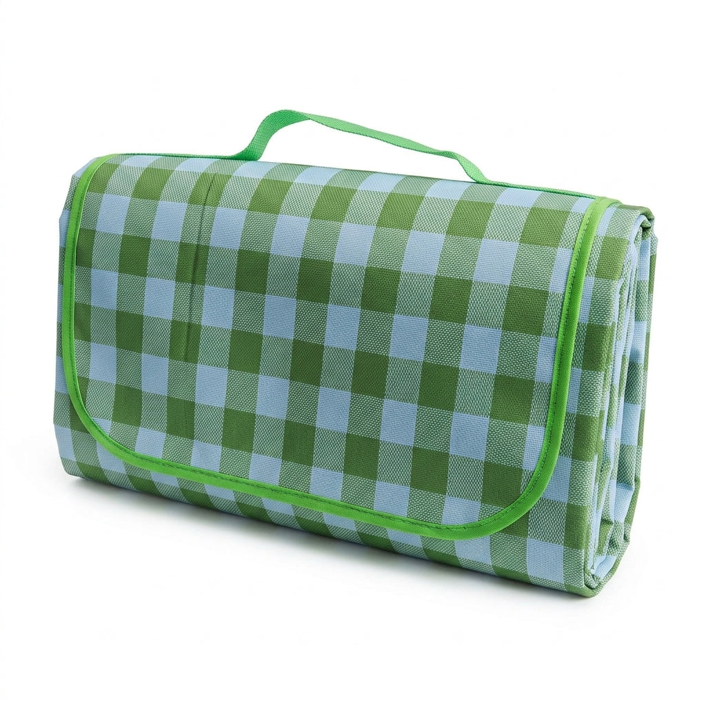Picnic Blanket and Waterproof Mat for Family Picnic, Floral Fabric Camping Mat for Outdoor Activities, Thickened Picnic Mat, Portable Roll Mat