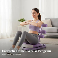 Assisted Ab Crunch Machine Multi-Functional Abdominal Exerciser for Living Room