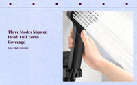 High Pressure Shower Head, Handheld Pressurized Spray, Adjustable Modes, Leak-resistant, Bathroom enhancement