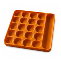 Silicone Organizer Tray Flexible Silicone Parts Tray Parts Organizer with Compartments Easy-to-Clean Low-Height for Technicians