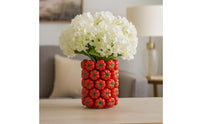 Tomato Vase Home Decor Decorative for Dining Table, Shelf