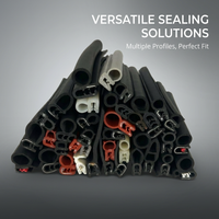 Wear Resistant Vehicle Door Seal, Steel Belt Composite Seal Strip, Steel Wire Reinforced Tape, Car D - Image 3
