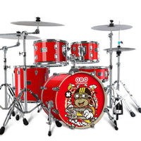 Kids Cartoon Drum Kit, Compact, Jazz Drum, Beginner, Entry, Professional Performance