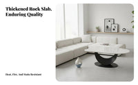 2 Pieces CumulusShaped Coffee Table Irregular Shape CumulusShaped Nesting Tables Easy to Clean Streamlined Height