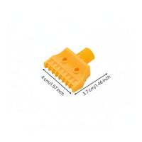 Long-Lasting ABS Plastic Duckbill Air Nozzle High Force Airflow Flat Jet Blower Nozzle Easy Installation for Product Cooling
