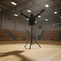Raised Arms Design Adjustable Mannequin Defender Freestanding Basketball Defender Mannequin Stable Base Arms-up Protective Mannequin Easy Setup for Coaches, Gym