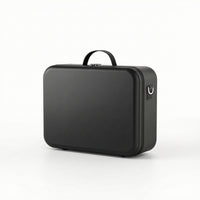 Hard Sided Case with Handle Sheltering Accessory Organizer with Zipper Compact Zipper Case for Travel, Commuting