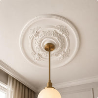 PU Ceiling Medallion Custom Size Support French Design Ceiling Medallion