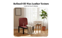 Single Sofa Chair Nordic Aesthetic Woven Backrest Armchair Retro Design Upholstered for Book Lovers, Literary Corner, Bedroom