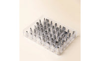 48 Pieces Piping Tip Set with Storage Case Organized Cake Decorating Kit
