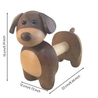 Dog Tissue Holder Tabletop Dog Shaped Tissue Dispenser Adorable Decor for Desk