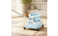 Swivel Baby Rolling Seat Mobile Baby Floor Seat with Wheels Ergonomic Two-Tone for Infants, Toddlers, Playroom