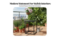 Single-Tier Pot Stool Minimalist design aesthetic Plant Stand Space-Saving for Living Room