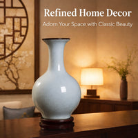 Jingdezhen Crackle Glaze Vase, New Chinese Style