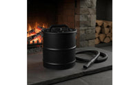 Ash Collection Bucket Large Capacity Dust Collection Drum Compatible Replacement Cleaning Accessory for Outdoor