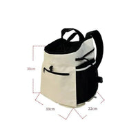 Mesh Pet Backpack Top Handles Backpack Pet Carrier Transparent Panel