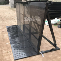 Concert Crowd Control Barrier Foldable Iron Horse Security Fence