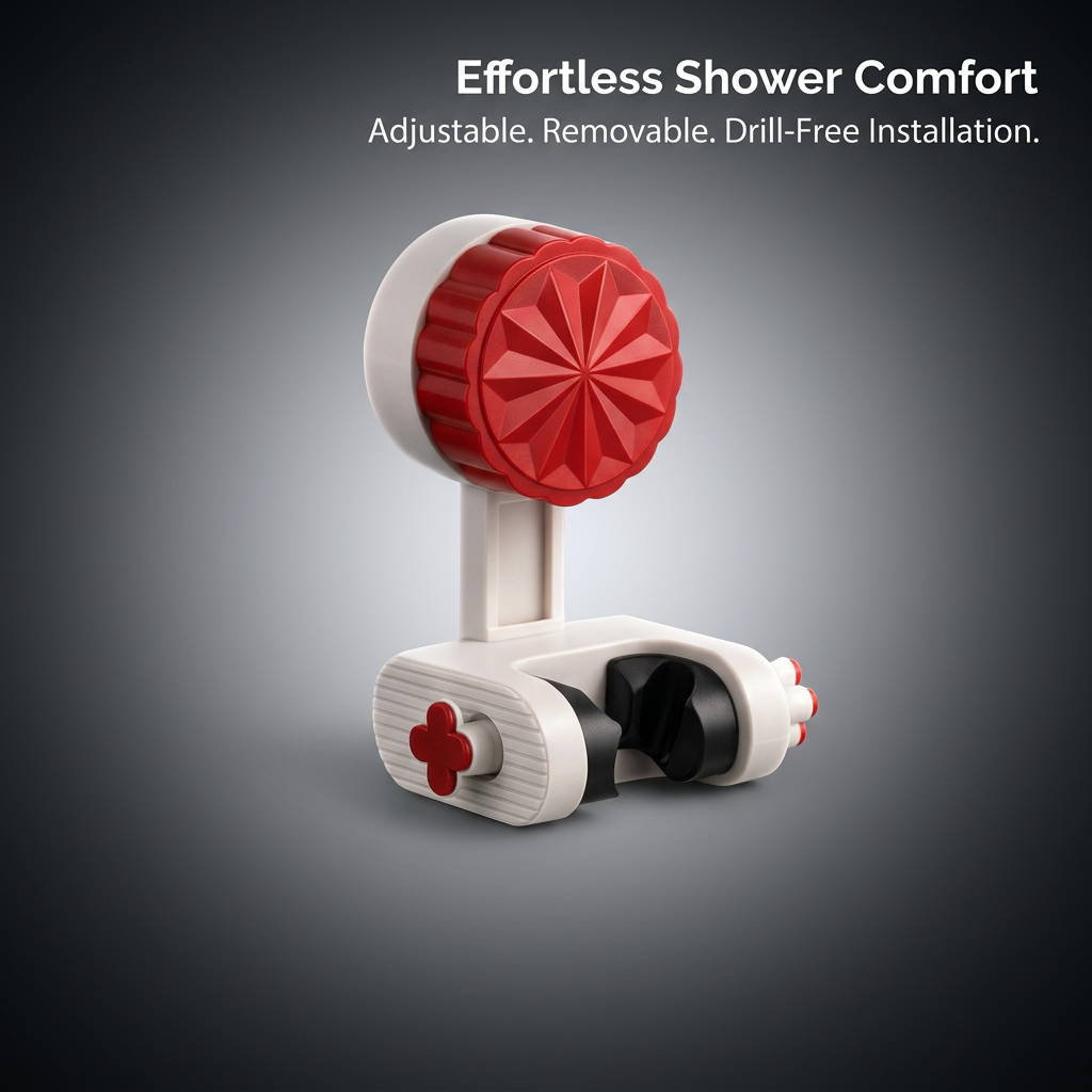 Adjustable Holder Suction Cup Shower Holder Bracket, Handheld Shower Holder Suction Cup, Wall Mounted Shower Holder, Removable Holder