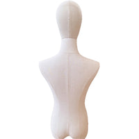 New Stock Linen Half Body Female Mannequin for Displaying Hats and Scarves