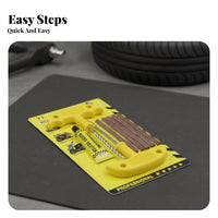 Universal Fit Tire Plug Insertion Set Portable Tire Puncture Plug Set Easy to Use Vehicle Repair Equipment Heavy Duty for Car Owners, Motorcycle Riders, DIY Enthusiasts, Roadside Emergency, Garage, Away from Paved Surfaces-Pavement Adventures