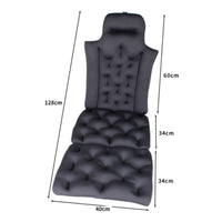Non-Slip Bathtub Mat Suction Cup Design Padded Bath Lounger Spinal Support
