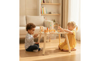 Wooden Busy Table Interactive Educational Activity Activity Table Toy Sturdy Non for Toddlers, Playroom, Nursery