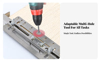 Multi-Purpose Handle Installation Jig Adjustable Handle Drilling Versatile for Builders, Furniture Making, Workshop, Home Renovation
