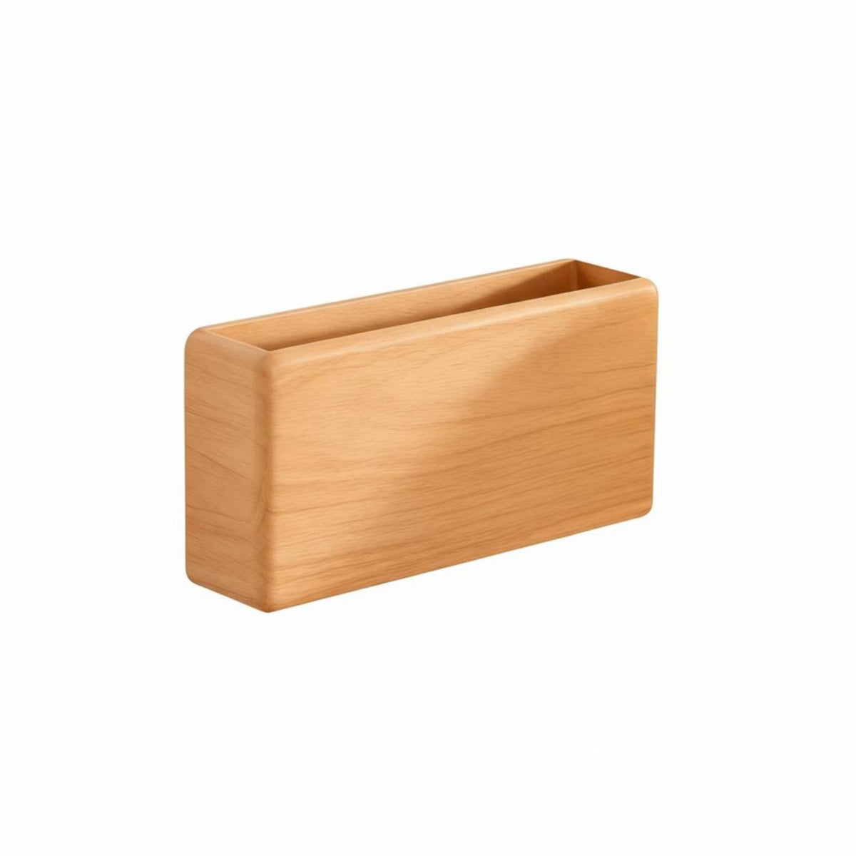 Drill-Effortless Installation Wooden Wall Storage Box Space Saving Bedside Phone Charging Holder Multi-Purpose for Entryway