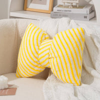 Bow Pillow Puffed Bowknot Pillow Symmetrical