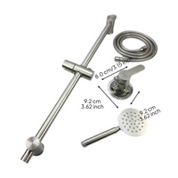 Stainless steel shower mixer