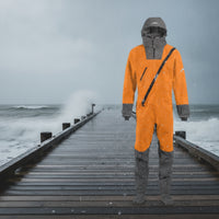 Hooded Dry Suit Frontfront closurePiece Dry Suit Visibility Drysuit for Kayakers