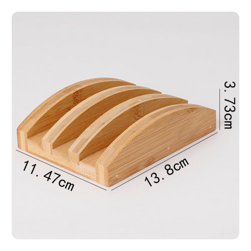 Bamboo Board Holder Space-Saving Household Storage Minimalist Design