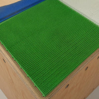 Interlocking Dryland Ski Mat Rounded Protrusions Modular Ski Mat Flexible Combination Sports Gear Green