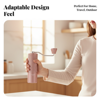 Hand Crank Coffee Grinder, Adjustable, Home, Desk