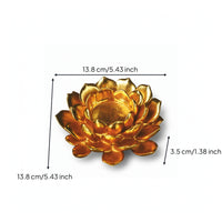 Lotus Candle Holder Low-Profile Lotus Candle Stand Eye-Catching for Tea Room