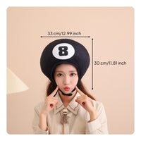 Soft Billiard Ball Mask Padded Billiard Ball Mask Lightweight Headwear Oversized for Partygoers
