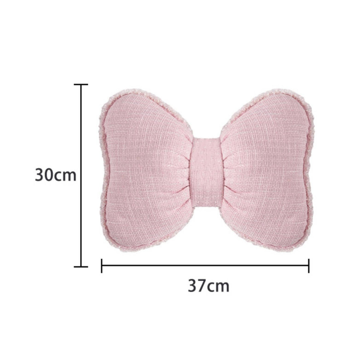 Bow Cushion Padded Lace Bow Pillow Soft for Sofa