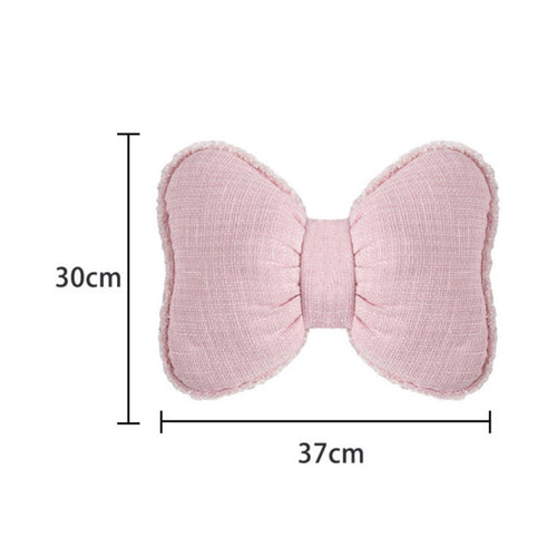Bow Cushion Soft Lace Bow Pillow Decorative for Bay Window, Room Decoration