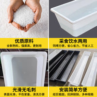 Plastic Livestock Feeder Trough for Sheep, Cattle, and Pigs