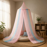 Single Door Canopy Net Hanging Design Princess Bed Net Breathable Mesh