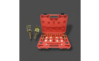 26 Pieces Automotive Air Conditioner Leak Test Set Easy to Use Vehicle Cooling System System Plug Test Kit Portable Case for DIY Enthusiasts
