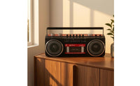 Am Frequency Modulation SW Radio Cassette Recorder Usb Playback Tabletop Radio Recorder Bluetooth Cassette Boombox Power Adapter Power
