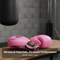 2 Pieces Long-Lasting PU Leather Boxing Gloves Wrist Support Muay Thai Gloves Thick Padding Combat Sports Equipment Secure Hook-and-Loop Fastener Closure for Beginners, Women, Young Athletes, Training, Sparring, Gym
