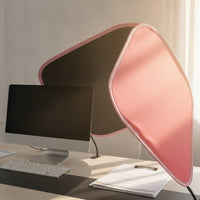 Portable Desktop Privacy Screen with Clamps Lightweight Clamp-on Privacy Screen Flexible Foldable Office Divider Adaptable for Computer Workstation