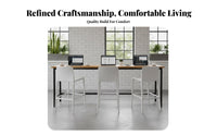 Nordic Design Molded Seat Counter Stool With Backrest Bar Chair Modern aesthetic Seating Furniture Minimalist Aesthetic for Homeowners, Interior Designers, partners, Kitchen Island, Cafe, Restaurant, Dining Room